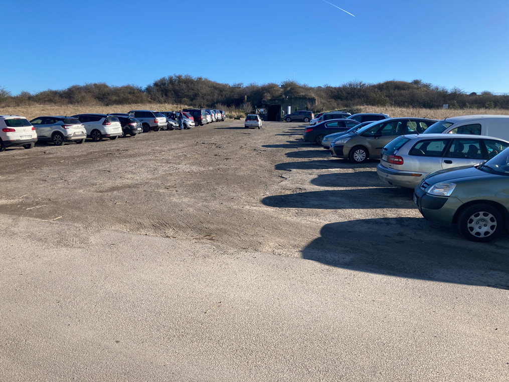 parvis du Fort des Dunes avant les travaux (2022)