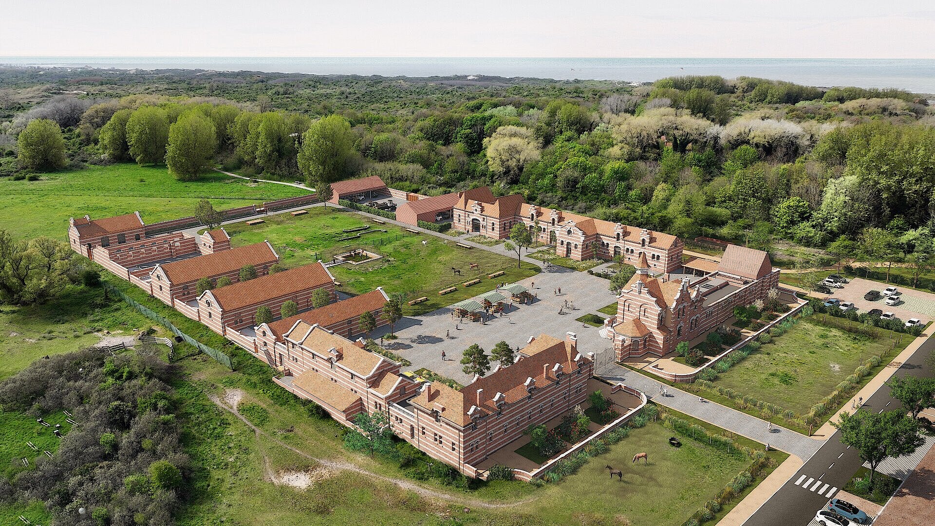 Modélisation aérienne (c)Communauté urbaine de Dunkerque